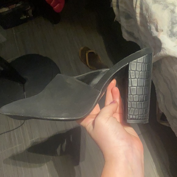 Qupid black heels - Picture 4 of 4